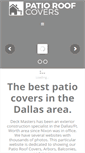 Mobile Screenshot of patioroofcovers.com